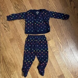 Primary organic cotton two piece set
